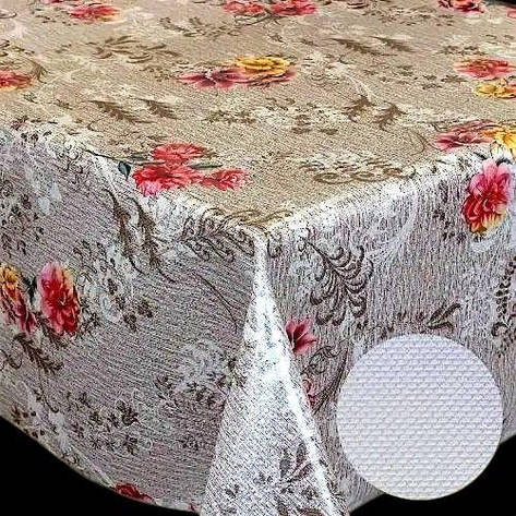 Шикарна клейонка на кухонний стіл на тканинній основі Модерн, фото 1