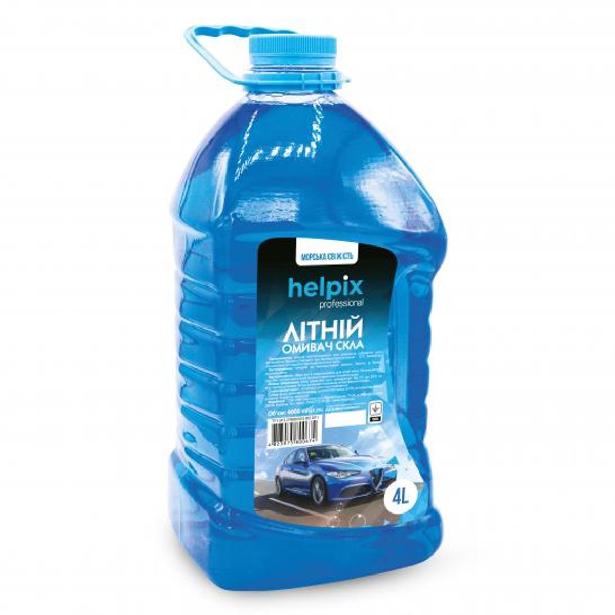 Омивач скла літній Helpix "Морська свіжість" 4л., фото 1