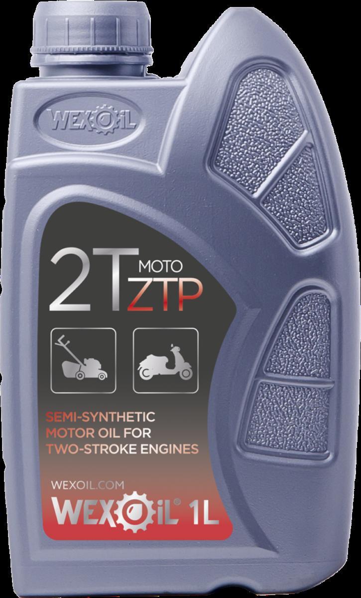 Олива для двотактних бензинових двигунів Wexoil Moto ZTP 2T у каністрі, 1л., фото 1