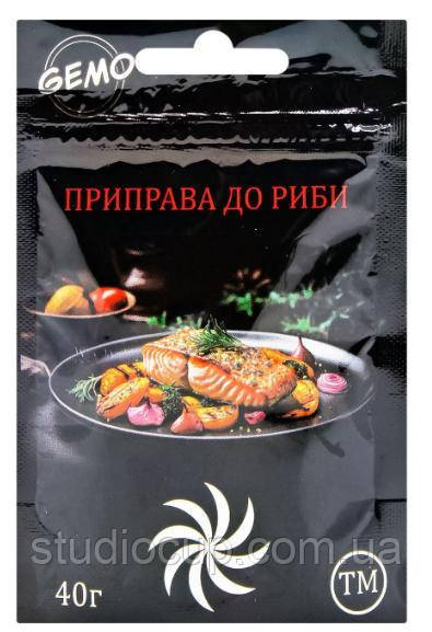 Приправа GEMO до риби 40г, фото 1