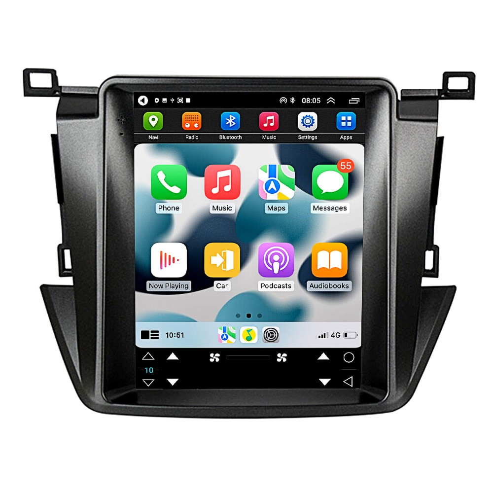 Штатна магнітола андроїд TOYOTA RAV4 2013-18 Tesla-10'',штатний головний пристрій тойота, фото 1