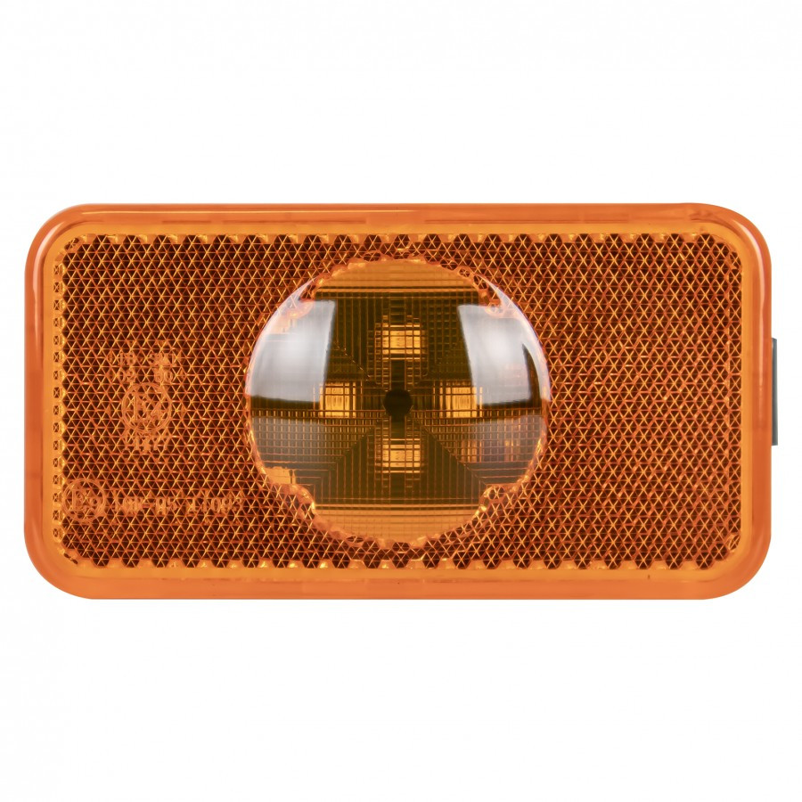 Ліхтар габаритний VOLVO бічний жовтий світлодіодний KAMAR L2122 socket 2 PIN, фото 1