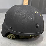 Шолом балістичний Арамід Чорний ACH PTH-IIIA, M (56) з кріпленням Wendy, Вживаний, фото 4