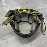 Шолом балістичний Арамід Чорний ACH PTH-IIIA, M (56) з кріпленням Wendy, Вживаний, фото 9