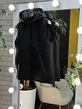 Стильна жіноча жилетка на синтепоні 50, тканина "Плащівка" 50, 52, 54, 56, 58 розмір 50, фото 3