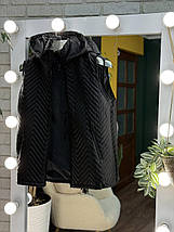Стильна жіноча жилетка на синтепоні 50, тканина "Плащівка" 50, 52, 54, 56, 58 розмір 50, фото 4