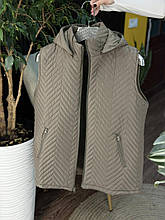 Стильна жіноча жилетка на синтепоні 50, тканина "Плащівка" 50, 52, 54, 56, 58 розмір 50