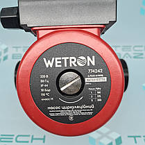 Насос циркуляційний 250Вт Hmax 8м Qmax 160л/хв Ø2" 180мм бордо + гайки Ø1¼″ LPS32-8/180B WETRON (774242), фото 2