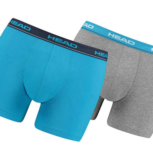 Труси-боксери чоловічі Head Mens Boxers (2 шт.) M Blue/Grey, фото 2