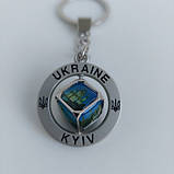 Брелок сувенірний металевий "Кубик", рухомий — Київ(4687), фото 3