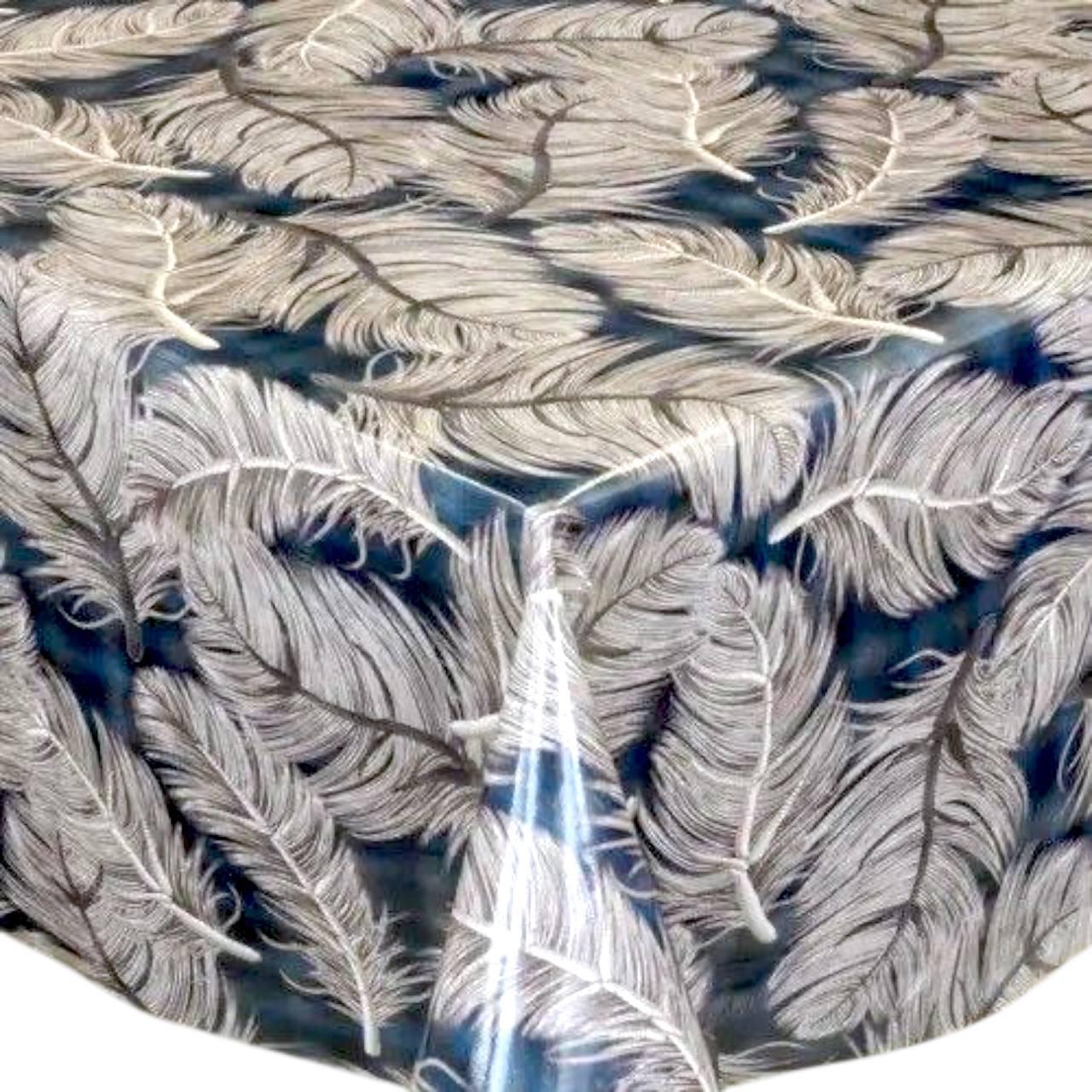 Скатертина лакована для столу на тканинній основі з фотодруком