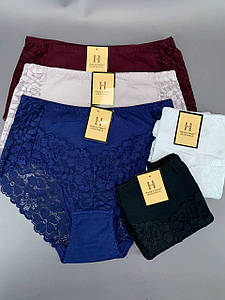 Трусики з мереживом асорті "Hana" 5ХL маломірять  4шт/уп