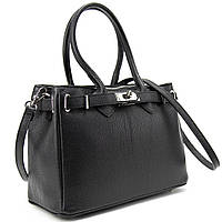 Сумка жіноча шкіряна класична Firenze Italy F-IT-86001A чорна