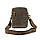 Сумка чоловіча шкіряна мала Tiding Bag M39-1064DB коричнева, фото 3