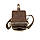 Сумка чоловіча шкіряна мала Tiding Bag M39-1064DB коричнева, фото 6