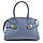 Сумка жіноча класична шкіряна Firenze Italy F-IT-7688BL-S блакитна, фото 3