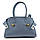 Сумка жіноча класична шкіряна Firenze Italy F-IT-7688BL-S блакитна, фото 8