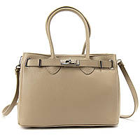 Сумка жіноча шкіряна класична Firenze Italy F-IT-86001T колір тауп
