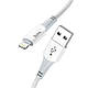Кабель для зарядки та синхронізації Lightning 1м 2.4A Hoco X70 білий (X70-i/white), фото 2
