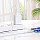 Кабель для зарядки та синхронізації Lightning 1м 2.4A Hoco X70 білий (X70-i/white), фото 4
