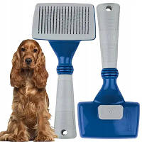 Щітка Zoofari для довгої шерсті собак і котів, середня, ергономічна