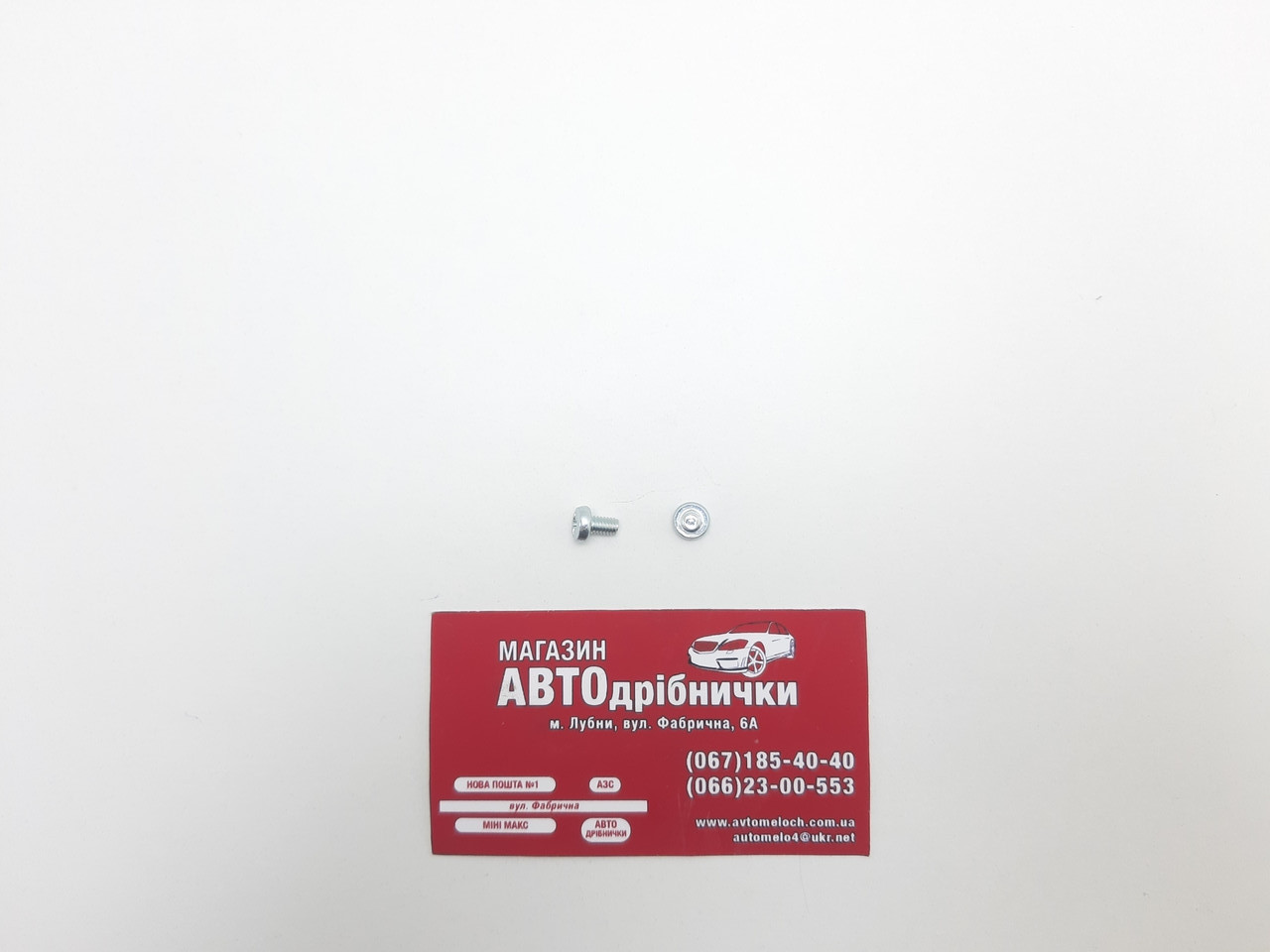 Гвинт оцинкований М4 L=6мм під шліц PH Metalvis