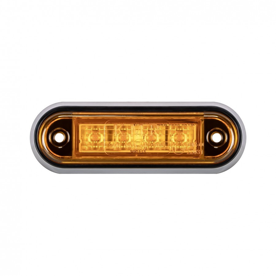 Ліхтар габаритний бічний жовтий світлодіодний KAMAR L1310, фото 1