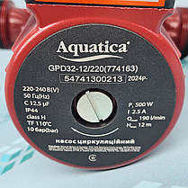 Насос циркуляційний AQUATICA 0.5 кВт Hmax 12м Qmax 190л/хв Ø2" 220мм + гайки Ø1¼"(774163), фото 2