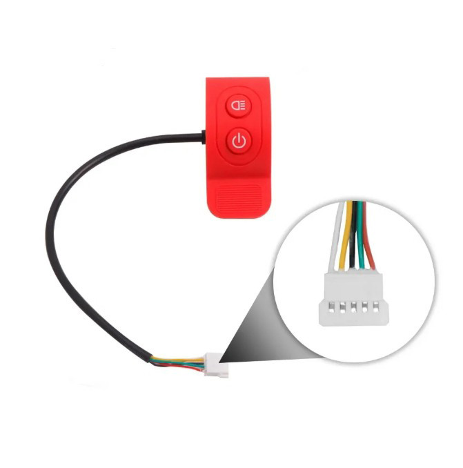 Курок газу для електросамоката HX X7 X8 червоний, фото 1