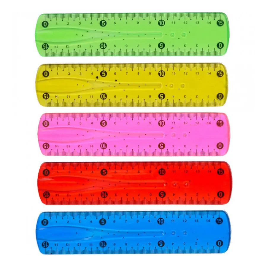 Лінійка, 15 см, силіконова, "Неломайка", Sat, фото 1