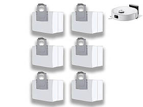 Комплект пилозбірних мішків (6 шт.) для Roborock Q10 / Q10 PF / Q10 PF+ / Q10 VF / X5 / Q10P / Q8+ / Q8 Max Pro Plus