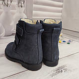 Ортопедичні шкіряні зимові черевики на хутрі для хлопчика супінатор ВП1-ВП7 каблук Томаса Kena Кена розмір 21-40, фото 3