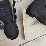 Ортопедичні шкіряні зимові черевики на хутрі для хлопчика супінатор ВП1-ВП7 каблук Томаса Kena Кена розмір 21-40, фото 6