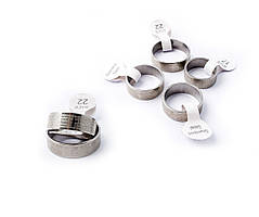 Каблучки з молитвою Отче наш колір срібло