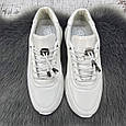 Кросівки жіночі із натуральної шкіри білі Туреччина з супінатором 8148, фото 6