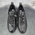 Кросівки жіночі із натуральної шкіри чорні Туреччина з супінатором 8154, фото 6