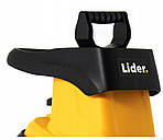 Електричний подрібнювач гілок Lider Turbo 2025 + сумка, фото 6