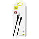 Кабель синхронізації Usams Lightning 1м чорний (SJ364USB01), фото 5