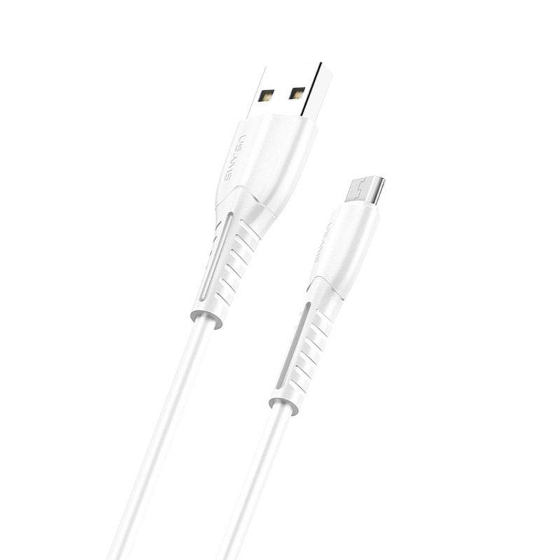 Кабель синхронізації Usams Micro 1M білий (SJ365USB02), фото 1