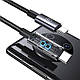 Кабель для зарядки і передачі даних Type-C-Type-C 480Мб/с 100W 1.2м LED дисплей чорний Usams Aluminum Alloy (SJ671USB01), фото 4