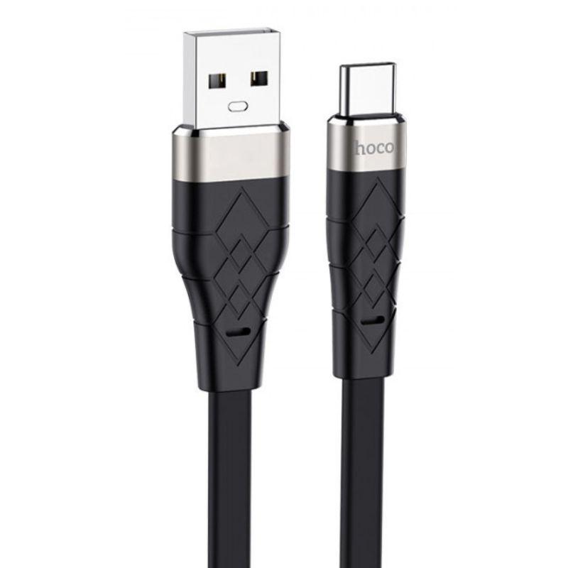 Кабель синхронізації та заряджання HOCO Ange Silicone Type-C 3A/1м Hoco (X53-t), фото 1