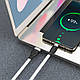 Кабель синхронізації та заряджання HOCO Ange Silicone Type-C 3A/1м Hoco (X53-t), фото 4