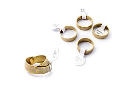 Каблучки з молитвою Отче наш колір золото