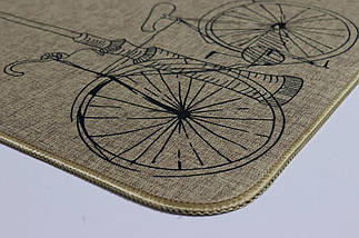 Килимок вхідний "Льон" на пружній каучуковій основі 45x75 см amsterdam 5392/13, фото 4