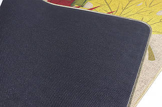 Килимок вхідний "Льон" на пружній каучуковій основі 45x75 см leaf 5392/5, фото 5