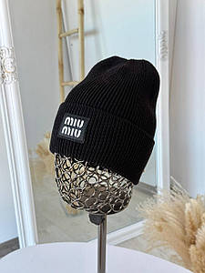 Жіноча шапка Miu Miu лопатка (нашивка)