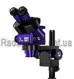 Мікроскоп настільний бінокулярний Mechanic ROBOT6560T-B11, з 6.5X-60X зумом, фото 2