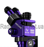 Мікроскоп настільний бінокулярний Mechanic ROBOT6560T-B11, з 6.5X-60X зумом, фото 3