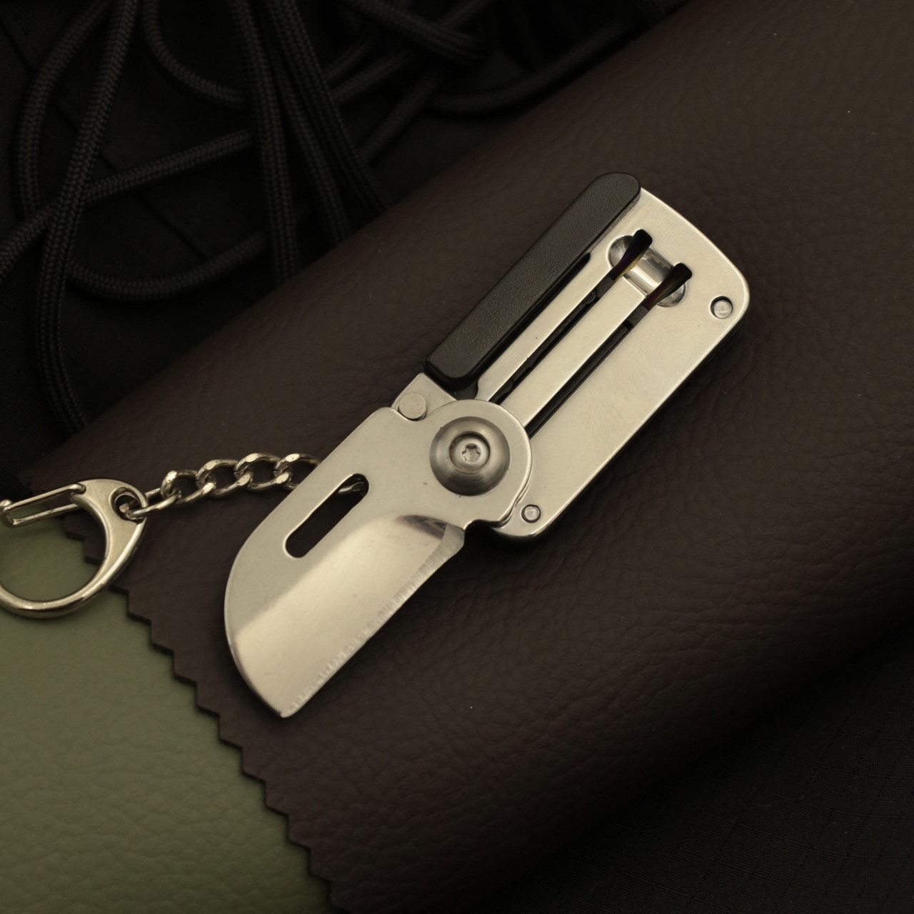 Брелок для ключів з ножем та бітами, фото 1