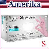 Рукавички рожеві Style Strawberry, розмір S, 100 шт. (AMPri GmbH)